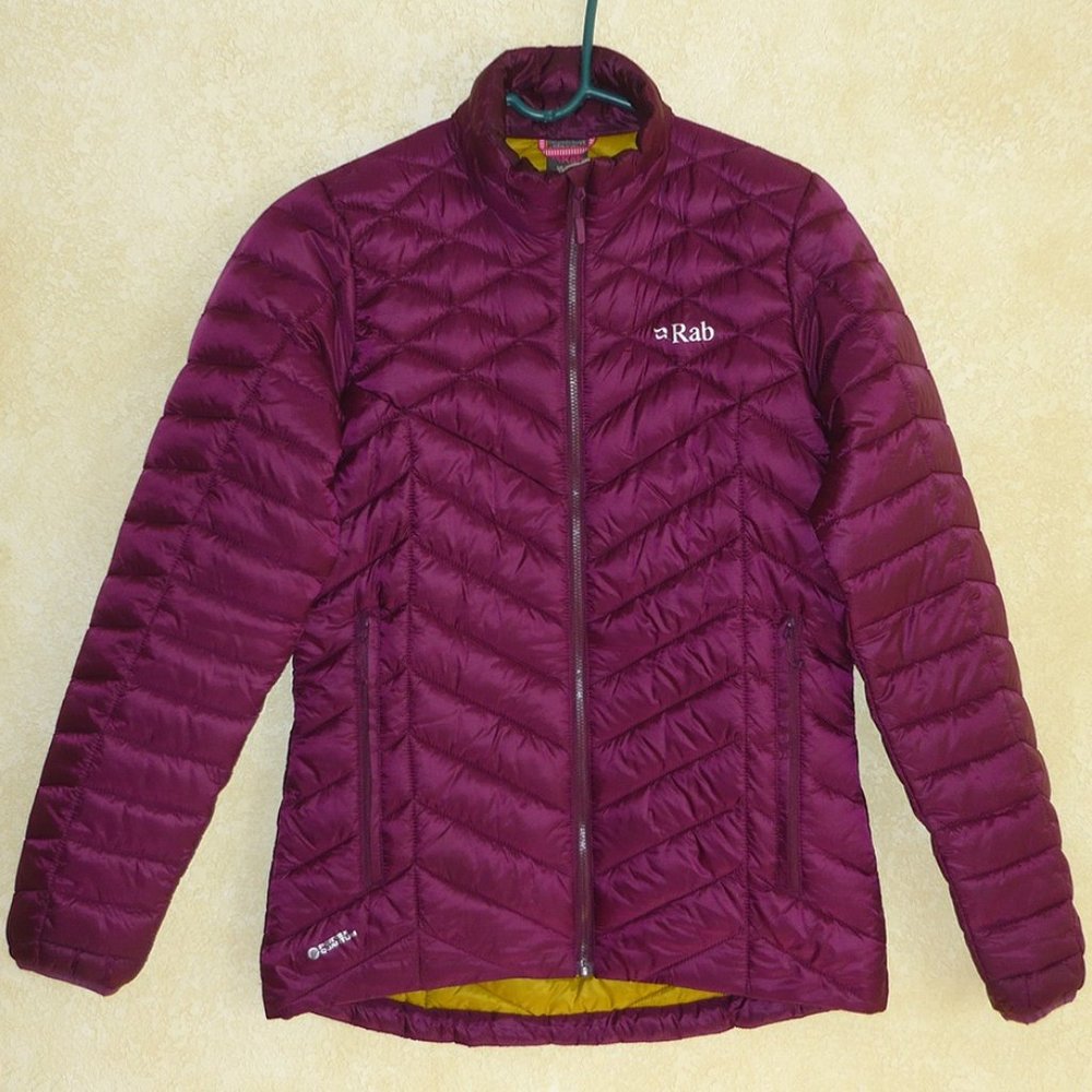 Rab Women's Altus Jacket. Small/10. Berry/Mimosa